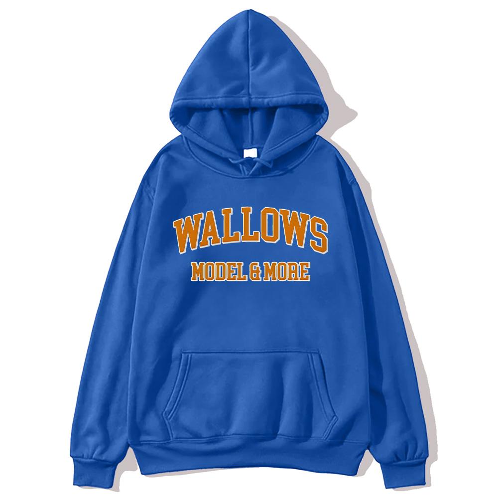 Wallows Model and More Hoodies Music Album Sweatshirts Unisex Long Sleeve Pullover High Street Women Men Loose Clothing