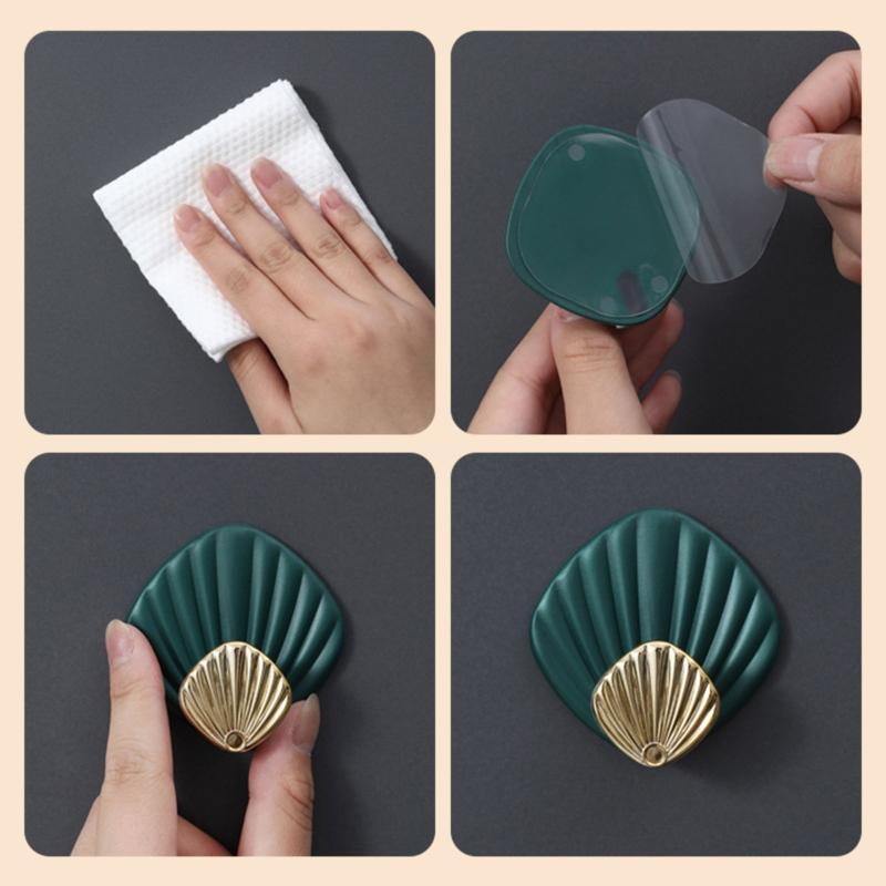 Durable Adhesive Hook Towels Bags Caps Organizer Hook Hanger Nail Drilling Free