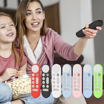 Anti-Slip Protective Controller Sleeve TV Remote Control Case For Google TV Streamer 4K Voice Remote Silicone Protector Cover