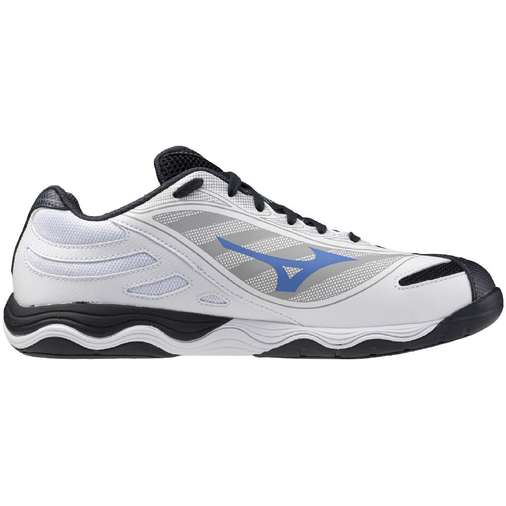 Mizuno Bordtennissko Wave Medal 7 Stabilitet Demping Motstand Innendørs Gym Mørkegrå x Blå x Hvit cm 2E 27.5