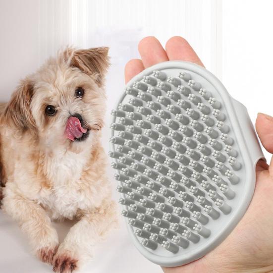 Yousheng Cat Grooming Brush Non-slip Remove Tangled Hair Shedding Tools Dog Brush Pet Bath Brush Pet Supplies