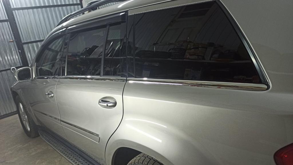 Нижняя окантовка окон (6 шт, нерж) для Mercedes GL сlass X164