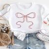 Casual 90s Short Sleeved Printed Fashion Bow Pattern T-Shirt Summer Cute Fashion Basic Top Printed New Women's Simple T-Shirt