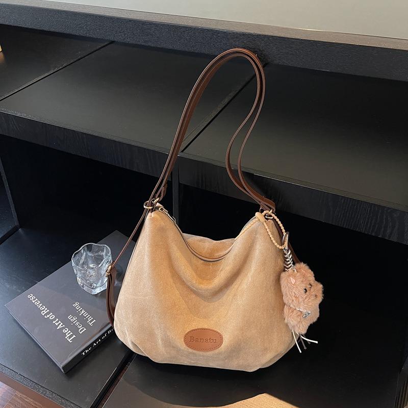 Frosted Retro Commuter Tote Bag Women's Large-capacity New Autumn and Winter Casual Multi-functional Backpack