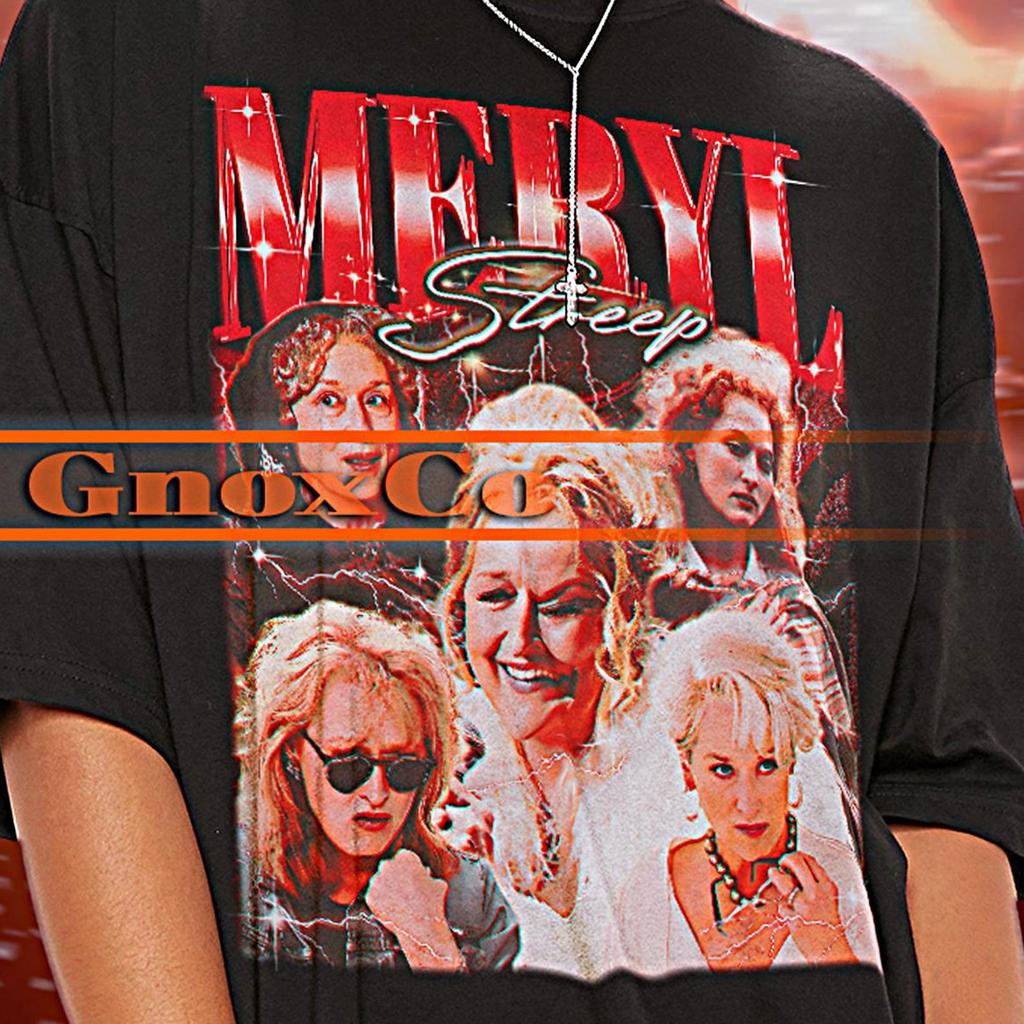 MERYL STREEP Retro košile, Tričko Meryl Streep, Vintage trička Meryl Streep, Retro svetr Meryl Streep 90. léta, Merch Meryl Streep Dárková košile #saf