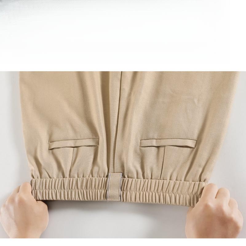 White Tencel Cotton Linen Wide-Leg Pants for Women, Draped New High-Waist Summer Thin Linen Straight Pants