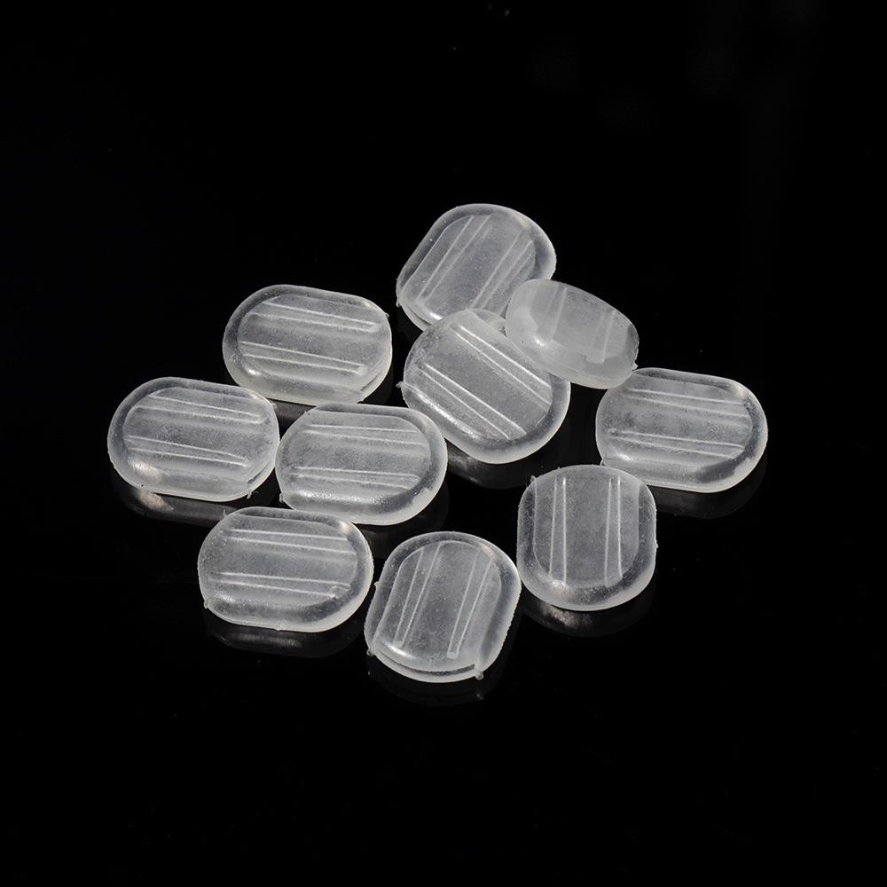 Hypoallergene Ohrclip-Polster ohne Piercing - Weiches weißes Kissen, Rutschfest, Schmerzfreies Design