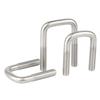 M6 M8 M10 304 Stainless Steel Right Angle U-Shaped Square Clamp U-Shaped Screw U Bolt Fixing Clamp Bolt Pipe Clamps L:50-200mm