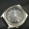 VINTAGE SEIKO 5 AUTOMATIC 7009A JAPAN MENS BLACK COLOR DIAL WATCH a708530-1