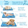 Dog Cooling Mat Pet Cooling Chill Pad Cool Blanket Water Injection Durable Cooling Dog Bed Mats for Extra Large Dogs Cats for Kennels Crates Beds