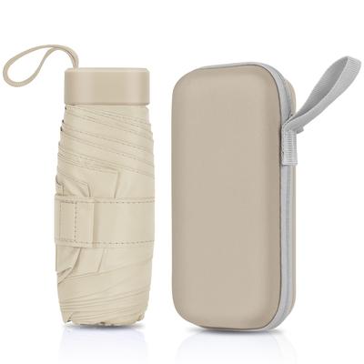 ZOMAKE Folding Ultra UV Light Heat UV Rain or Includes Waterproof Case Umbrella, Lightweight, Compact, Small, UPF50+ Protection, Blocking, Blocking,