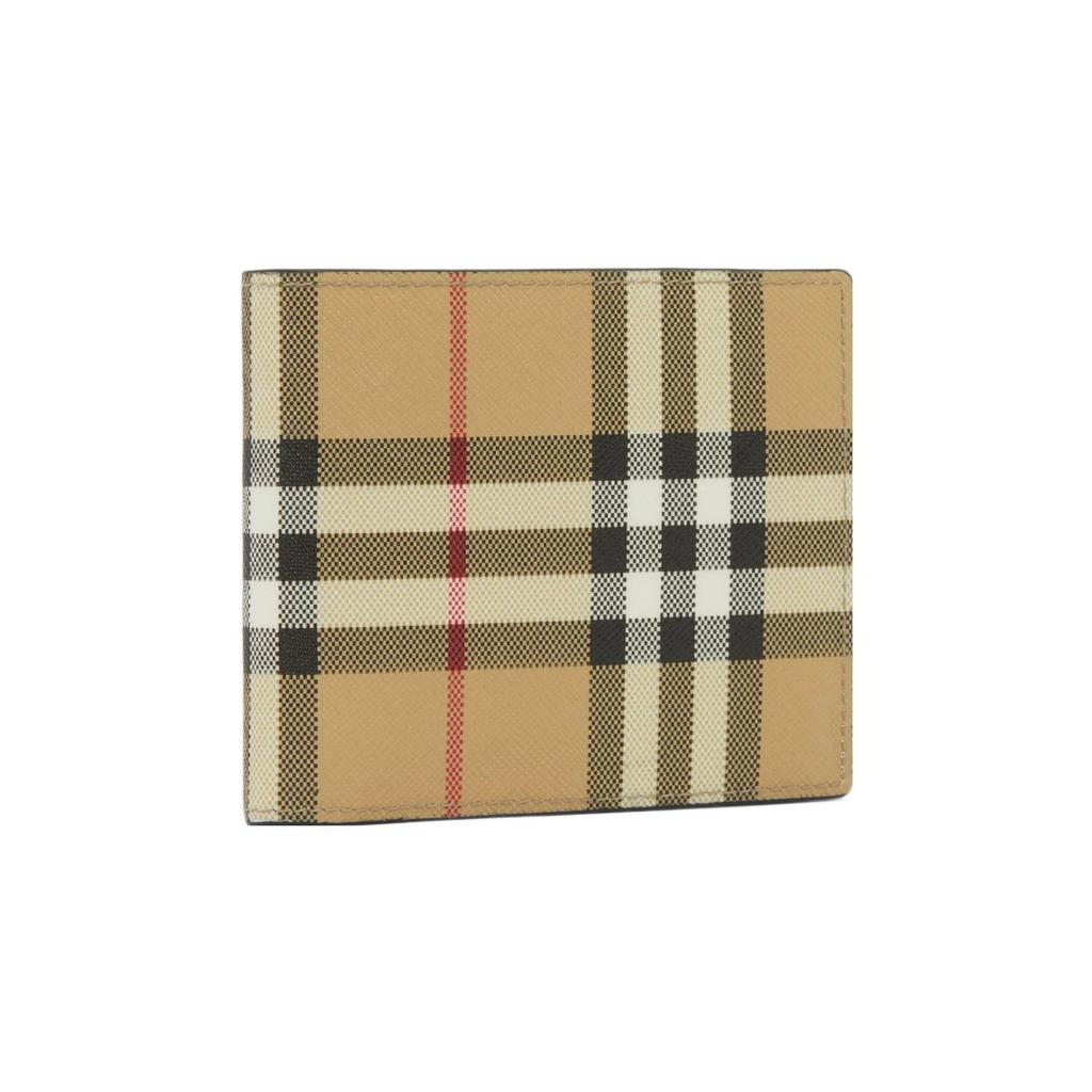 Burberry Cotton Wallet Men's Beige (Unisex) Wallets 80579501