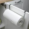 Sturdy and Durable Stainless Steel Kitchen Over Door Roll Paper Holder Paper Towel Rack Hanger
