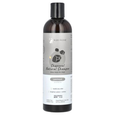 Natural Charcoal Shampoo for Dogs, Patchouli, 354Ml(12Fl Oz)