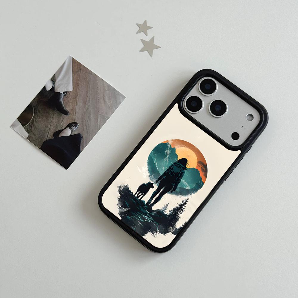 Nature Outdoor Camping Phone Case For IPhone 17 Air 16 15 14 Plus 13 12 11 Pro Max Dual Tone Hard PC Fashion Protective Cover