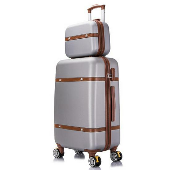 Retro Large Capacity Suitcase with Universal Wheels, Trolley Cabin Luggage for Men and Women