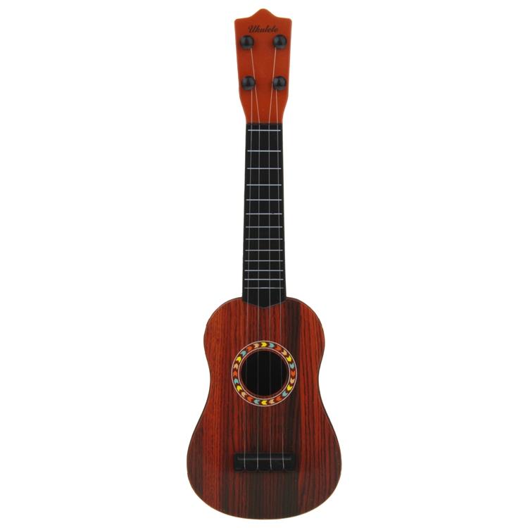 Classical Acoustic Guitar Ukulele Musical Instruments for Children Pick - brown