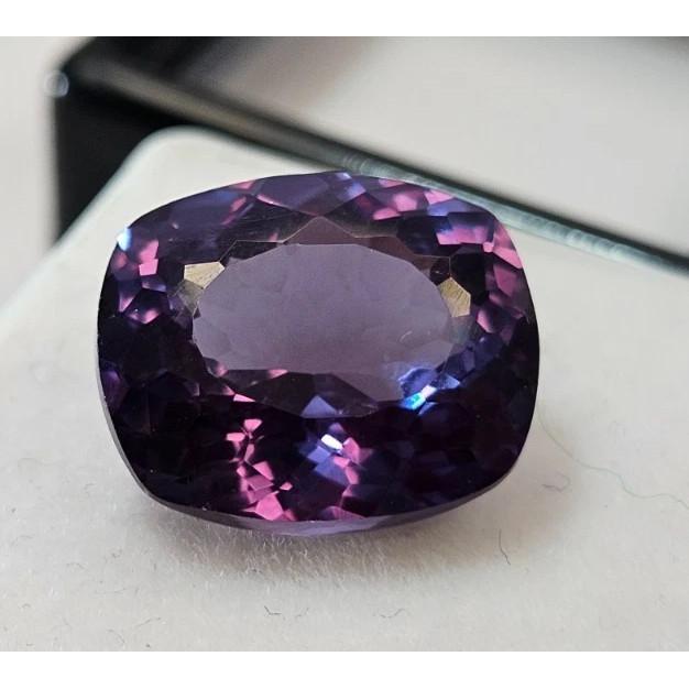 Alexandrite Color Change Natural 9-10 Ct Cushion Cut Fabulous Gemstone
