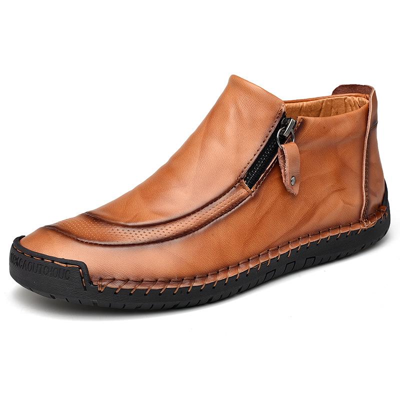 

20252025 Новая уличная обувь для внешней торговли Осень Туфли дуду Мужская повседневная обувь Ленивые кожаные туфли Мужская обувь 48