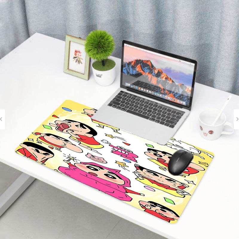 Crayon Shin Baskılı Mouse Pad, Kaymaz Masaüstü klavye Matı, PC Dizüstü Oyun Çalışma Günlük Kullanım için, Havalı Festival Sürpriz Hediye