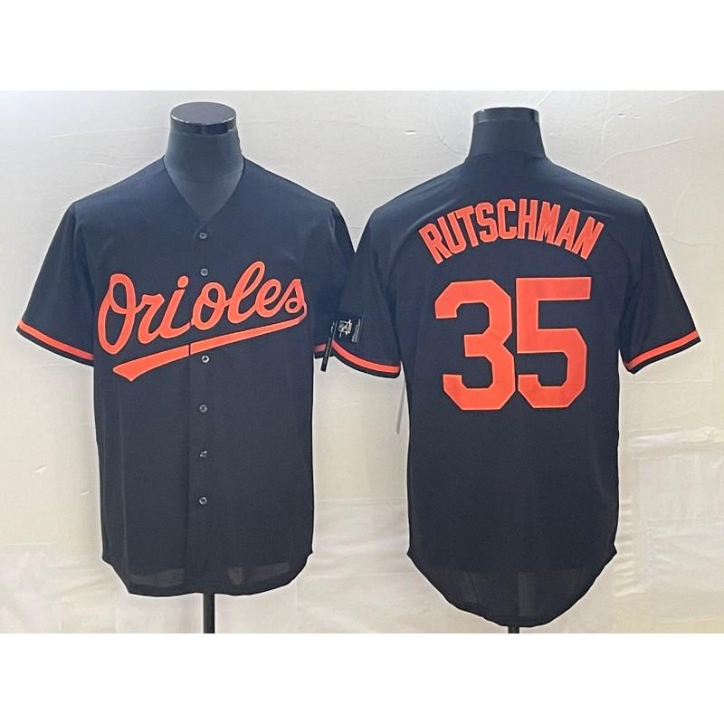 Baltimore Orioles Baseball Jersey 2 35 Rutschman Striped Sports Shirt Men