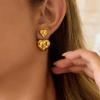 Sweet Style Niche High-end Gold Love Earrings Stud Earrings