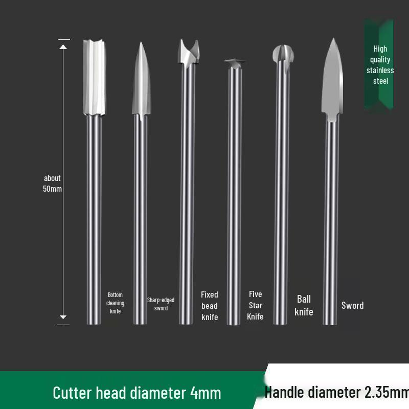Electric Engraving Tool Set: Dental Machine, Engraving Knife, Steel Drill Bit, Walnut & Wood Carving, Woodworking Scribing & Sword Knife.