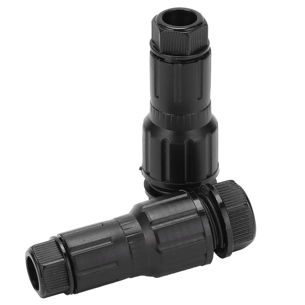 2Pcs Niederspannungs-Drahtverbinder Nylon Messing für Landschaftsbeleuchtung Außenstrahler