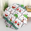 1pc Watermelon Cats Automatic Umbrella Durable Iron Frame & Plastic Handle, Gift for Men & Women, Sturdy Construction Yy250905193