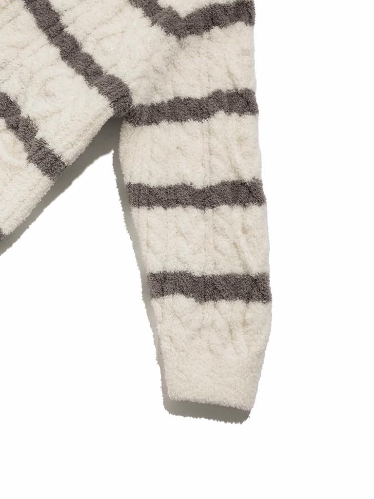 Gelato Pique Kids Baby Moco Ran Border Cardigan PKNT245412 IVR XXS