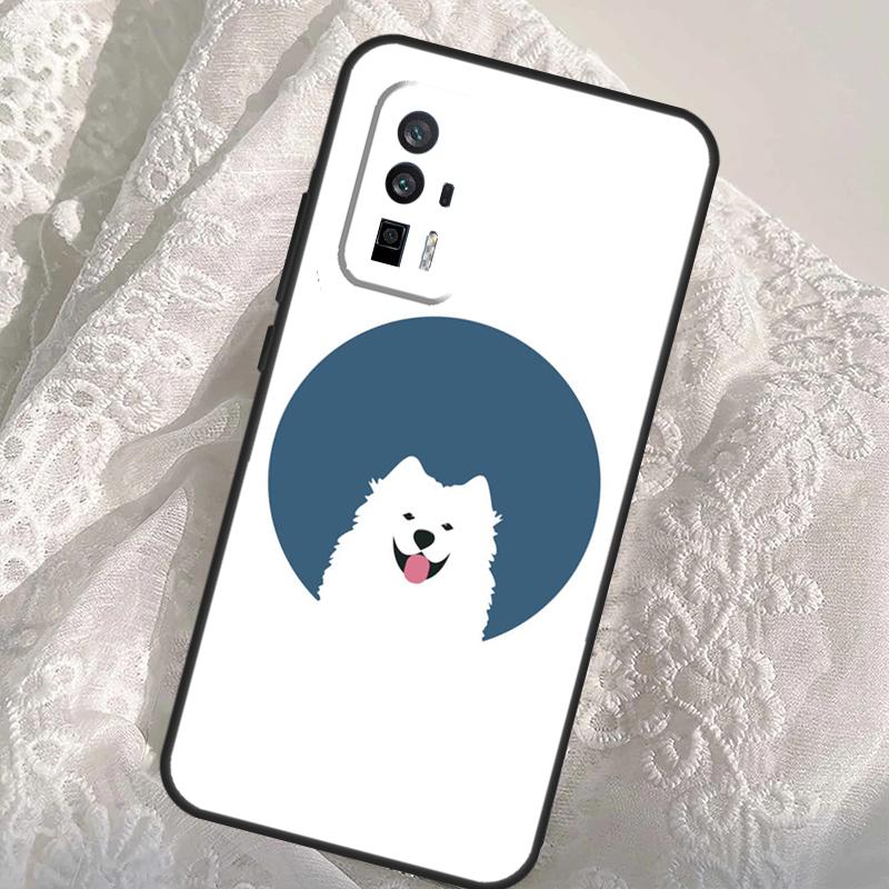 Cartoon Samoyed Dog Case For Xiaomi 13T 14T Pro 12T 11T 13 14 Ultra POCO X6 Pro M6 X3 X5 M5s F3 F5 F6 Cover