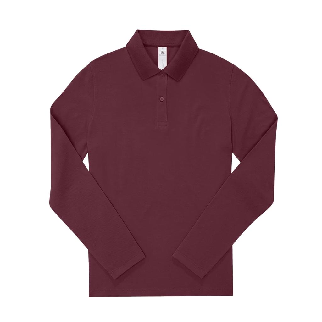 B&C Womens/Ladies My Polo 180 Long-Sleeved Shirt