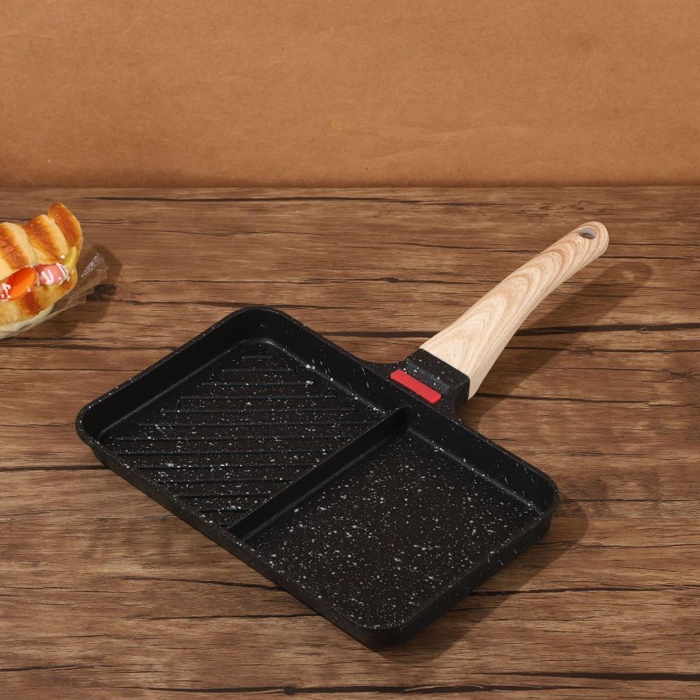 Nonstick Steak Frying Pan 1/2/4 Grids Pancake Pan Cooking Utensils Omelet Pan Meat Patty