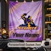 TapestryMelbourne Storm Custom Name Text Personalized Wall Hanging Tapestry Home Wall Decor
