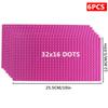 6pcs/set Base Plate 32*32 32*16 Studs Classic Figures Building Blocks Plates Bricks Baseplate Blocks Children Toys For Kid Gifts