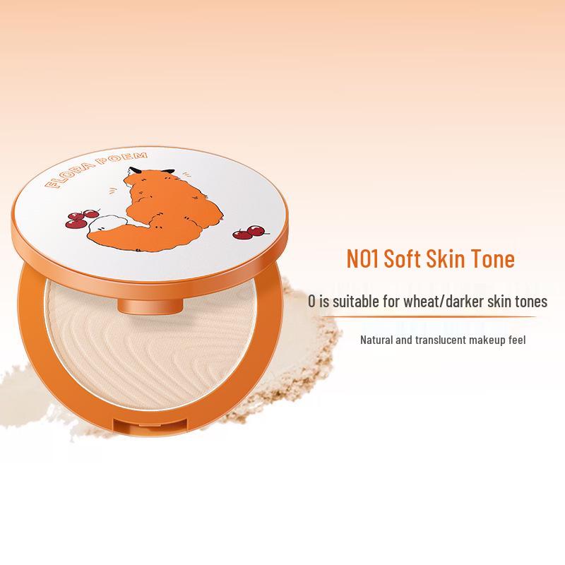 Little Fox Morning Mist Limited Edition: Clear, Natural Finish Loose Powder for Long-Lasting, Smudge-Proof, Bare-Skin Touch-ups.