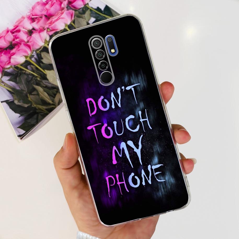 For Xiaomi Redmi 9 Case 6.53" Cover For Redmi 9 Flower Butterfly Transparent Silicone Soft Phone Covers For Redmi 9 Prime Bumper