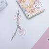 Bowknot Butterfly Heart Phone Charm Straps Car Keys Hanging Pendants Y2K Bag Decoration Lanyard Purse Accessories