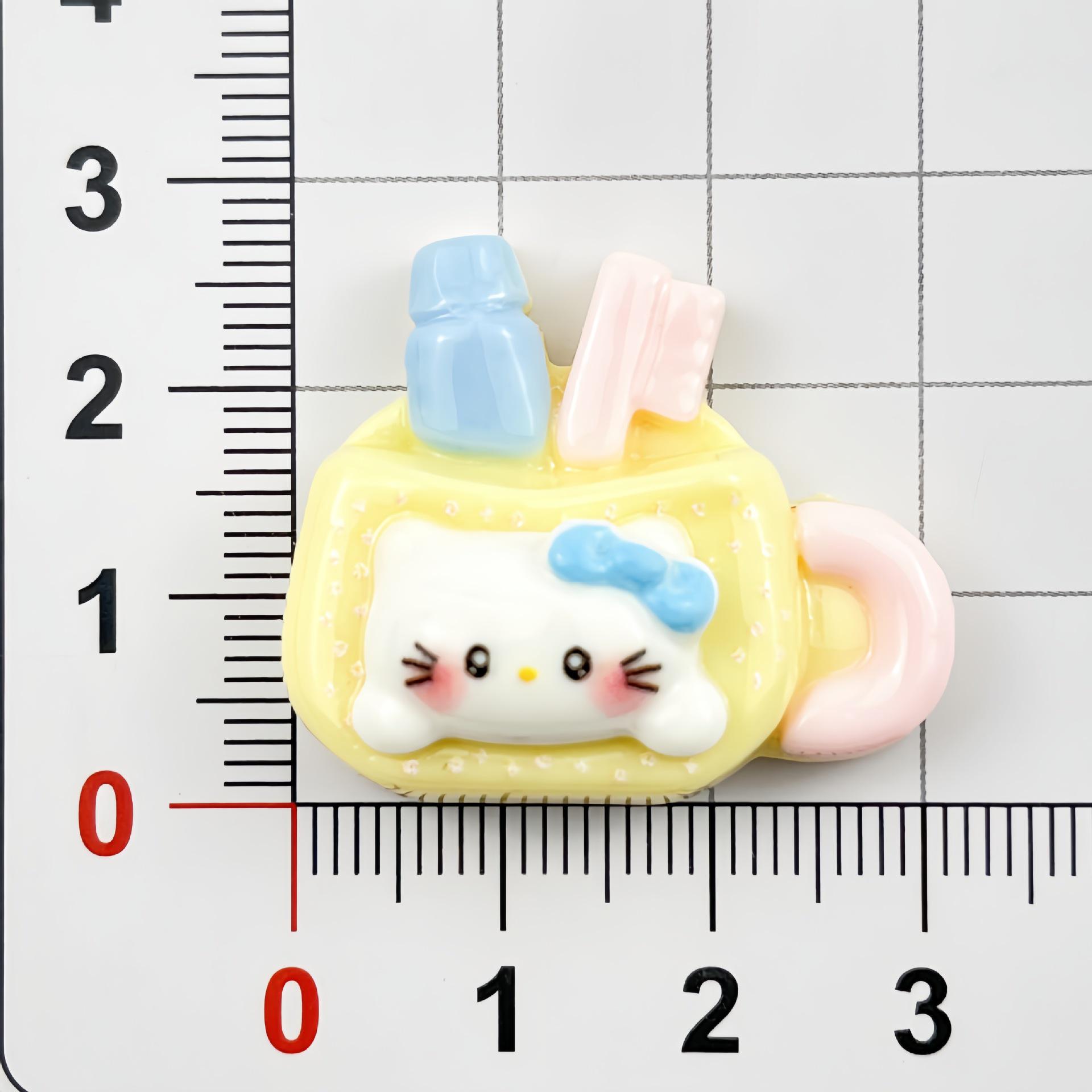 Cartoon Kitten DIY Resin Accessories for Hair Clips, Phone Cases, Magnets, and Ornaments