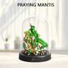 Creactive Mini particles with dust cover toy building blocks Bee butterfly Dragonfly Mantis  insect series desktop decoration
