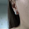 Silver Earrings with Cubic Zirconias, Emallu (60002197)