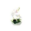 Künstliche Orchidee mit Porzellanvase Realistischer Bonsai Dekorative Seiden-Kunstblumen Geschenke Schlafzimmer-Schmuck Hochzeit
