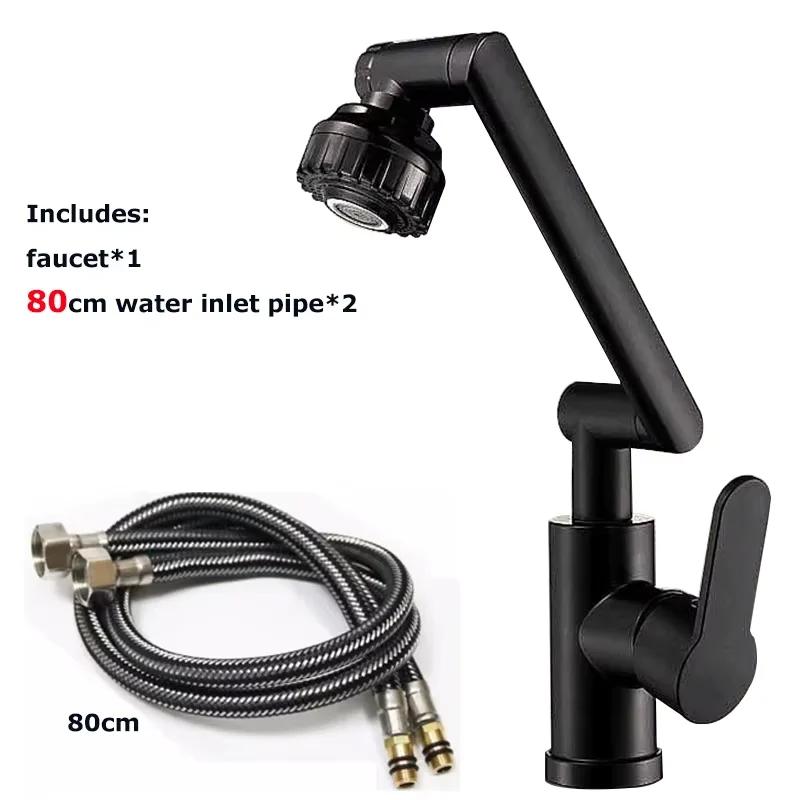 Rotating Faucet Robotic Arm Dual-mode Universal Hot and Cold Household Washbasin Sink Washbasin Kitchen Bathroom