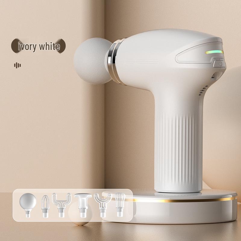 Rechargeable Mini Fascia Massage Gun for Home Use with High-Frequency Vibration