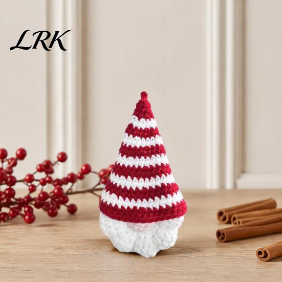 Woolen Hanging Holiday Gifts Hand Crochet Christmas Gnome Ornaments, Knitted Faceless Decorations, Handcrafted Party Supplies Yarn Elf Pendants