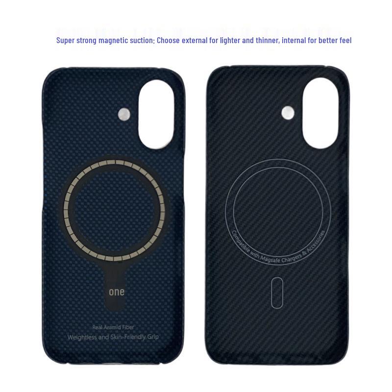 iPhone 17 Kevlar Case: Ultra-thin, Aramid Fiber, Strong Magnetic Suction, Heat Dissipation, All-Inclusive Design.