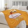 1pc Basketball Hoop Print Flannel Throw Blanket – Sporty Gift for Fans, Home Office Sofa Car Nap