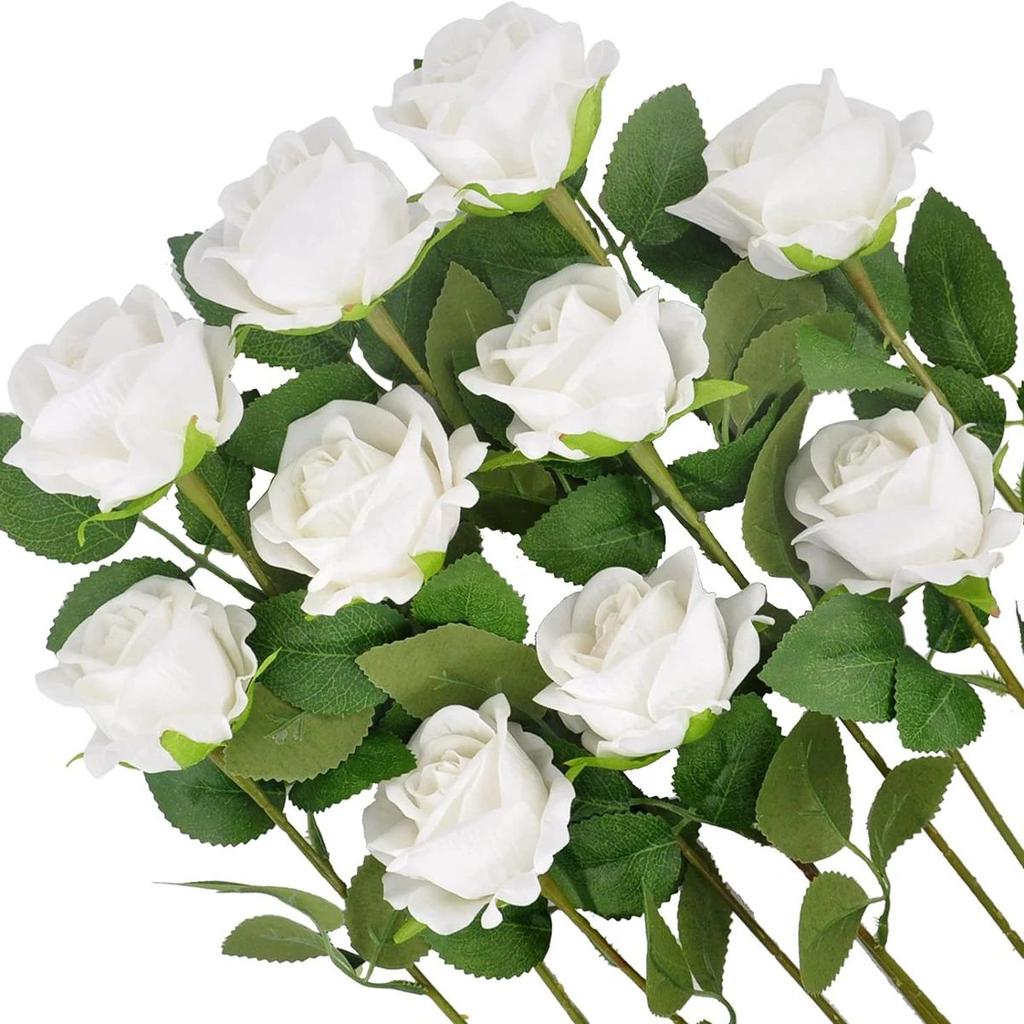 Hot Sales Artificial Flowers Silk Rose Christmas Garden Arch Wall Home Vases Wedding Bridal Bouquet Festival Diy Gift Decoration