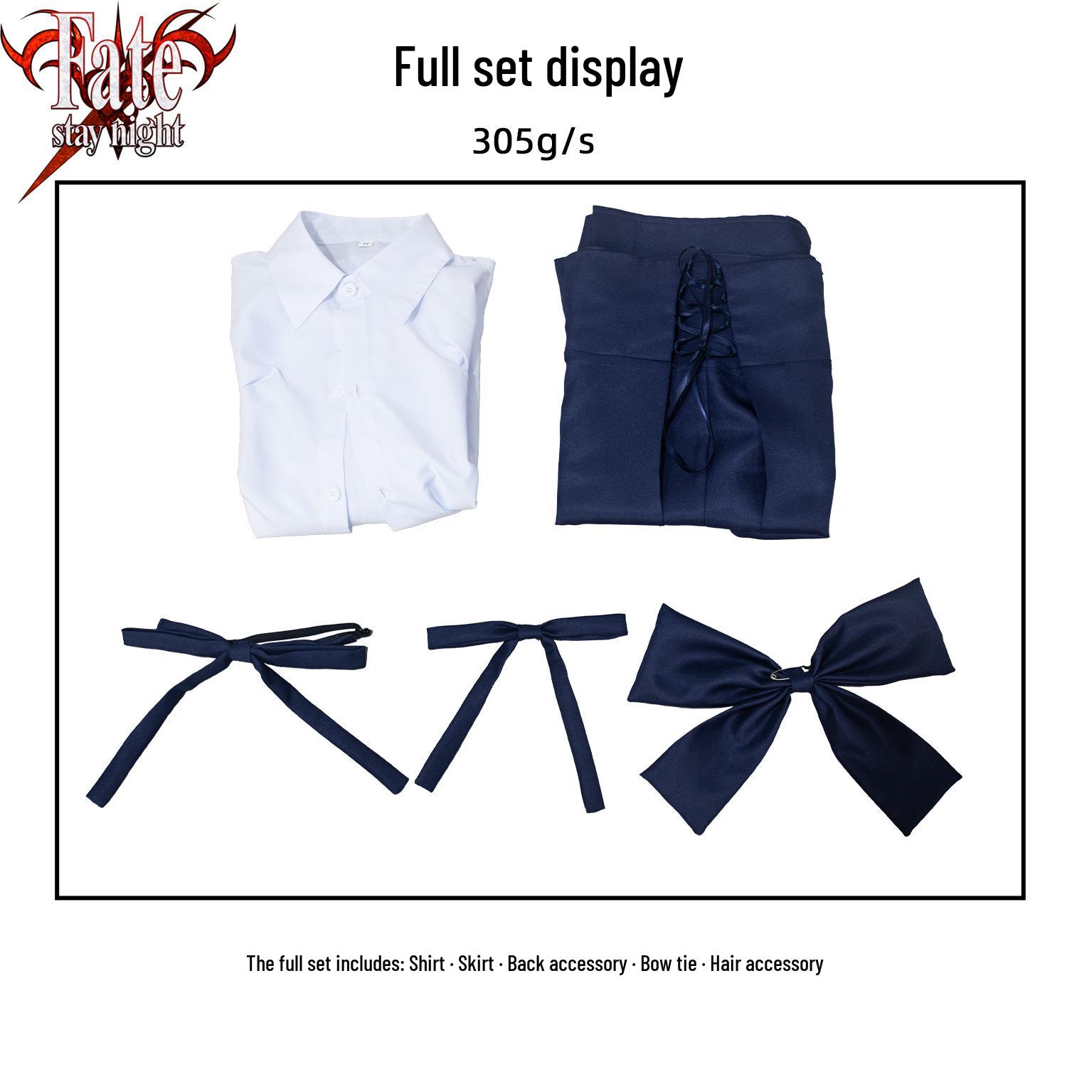 

Saber Artoria Blue & White Daily Wear Cosplay Outfit - Fate/stay night XXL