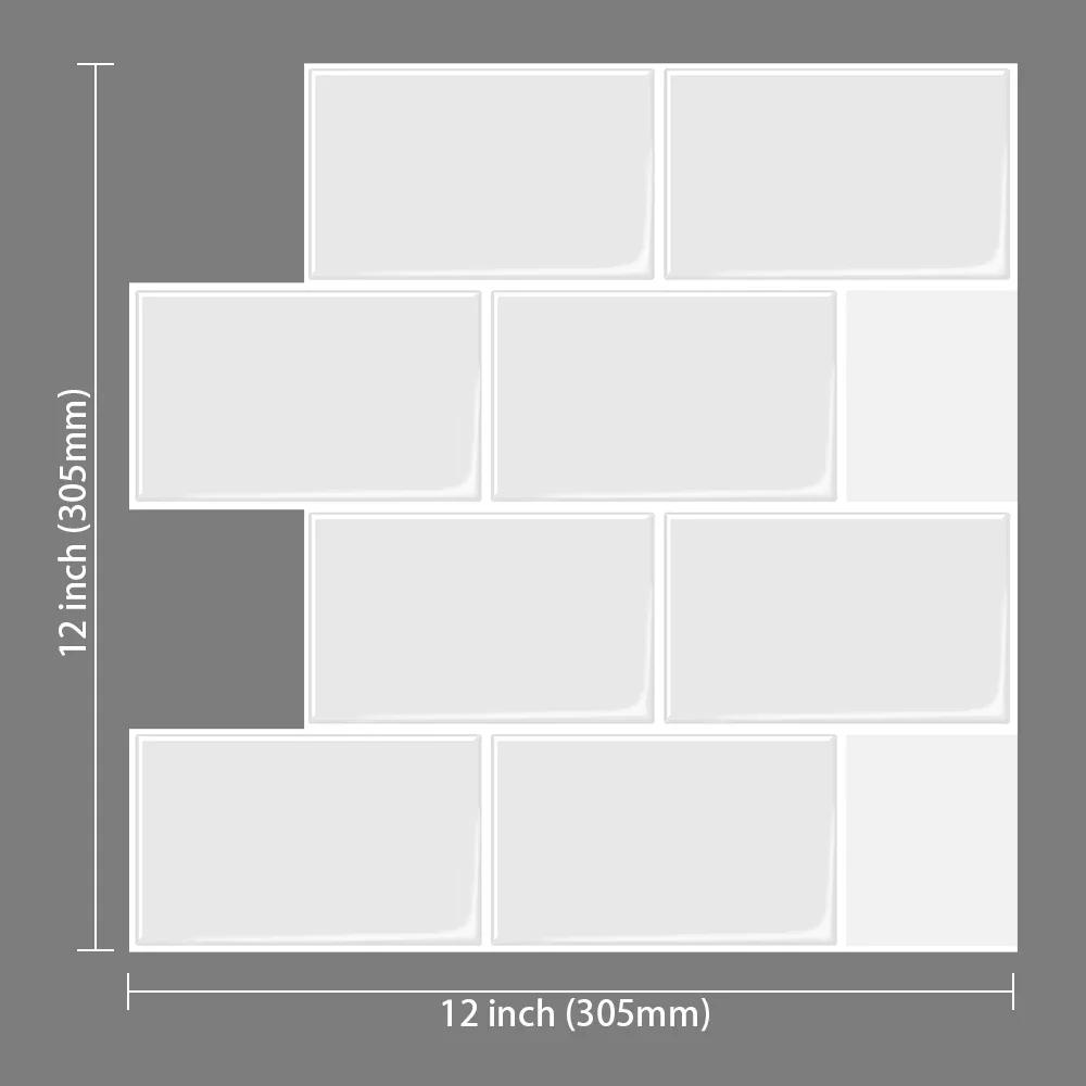 1/10Pcs 3D New waterproof Foam Ceiling Wall Stickers Square Wall Covering Self Adhesive Wallpapers For Kid's Room Living Room